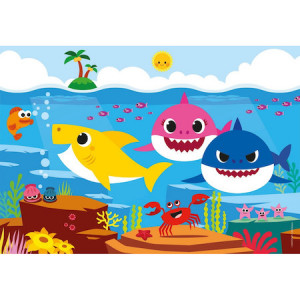 Puzzle Baby Shark, 60 piese, Multicolor - Img 3
