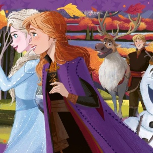 PUZZLE DISNEY FROZEN 4X100 - Img 6