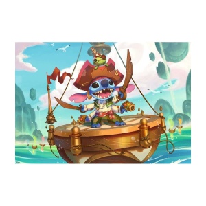 PUZZLE DISNEY LORCANA STITCH PIRATUL EXTRATERESTRU 300 - Img 2