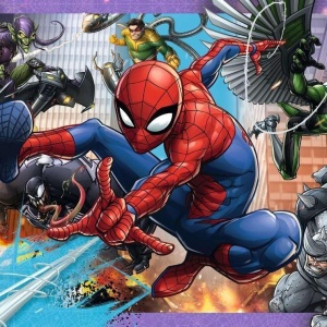PUZZLE MARVEL SPIDER MAN 4X100 - Img 4