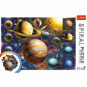Puzzle Spiral Trefl 1040piese - Sistemul Solar - Img 3