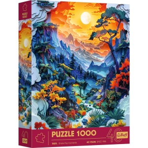 Puzzle Trefl 1000 piese, Editia Aniversara 40 de ani 3D Dolina
