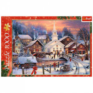 Puzzle Trefl 1000 piese- Sarbatoarea de Craciun - Img 3
