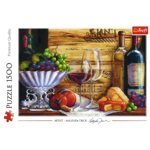 PUZZLE TREFL 1500 MALENDA TRICK ARTA VINULUI - Img 3