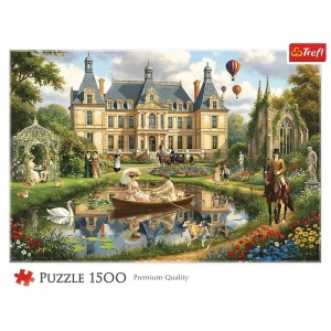 PUZZLE TREFL 1500 PALATUL DE LANGA APA - Img 3