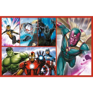 PUZZLE TREFL 2X70 MARVEL AVENGERS MISIUNEA SUPER EROILOR MARVEL AVENGERS - Img 3