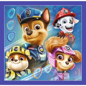 Puzzle Trefl 3 in 1 - Paw Patrol, Gata de actiune, 20/36/50 piese - Img 3