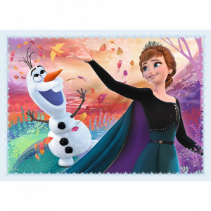 Puzzle Trefl 4 in 1, Disney Frozen II, Padurea magica - Img 3