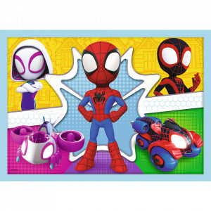 Puzzle Trefl 4 in 1 - Echipa Spidey, 12/15/20/24 piese - Img 4