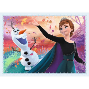 Puzzle Trefl 4in1– Frozen Magie in Padure,207piese - Img 2