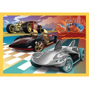 PUZZLE TREFL 4IN1 HOT WHEELS VEHICULE - Img 5