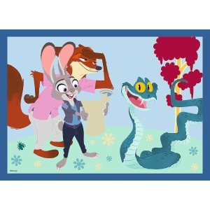 PUZZLE TREFL 4IN1 ZOOTOPIA PLINA DE AVENTURI - Img 3