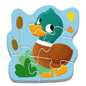 PUZZLE TREFL BABY CLASIC PUII DE ANIMALE 14 PIESE - Img 5