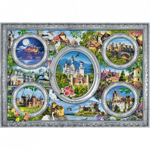 Puzzle Trefl - Castele Celebre ale Lumii, 1.000 piese - Img 2