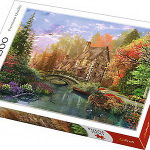 Puzzle Trefl, Casuta de langa lac, 1500 piese - Img 3