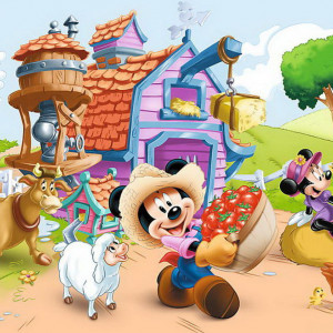Puzzle Trefl Mickey the farmer, 160 piese - Img 2