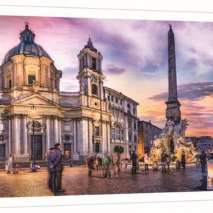 Puzzle Trefl, Panorama Piata Navona din Roma, 500 piese - Img 4