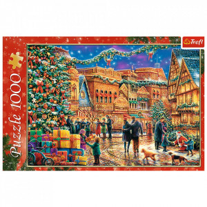 Puzzle Trefl - Piata de Craciun, 1000 piese - Img 3