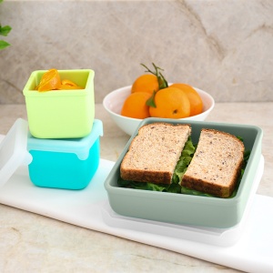 RECIPIENT SILICON PENTRU SANDWICH, MELII LUXE, SAGE - Img 2