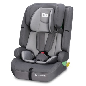 SCAUN AUTO I-SIZE, 76-150 CM, KINDERKRAFT SAFETY FIX 2, GREY - Img 1