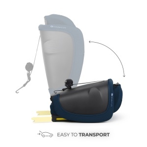 SCAUN AUTO KINDERKRAFT FIX2GO 76-150 CM, NAVY - Img 6