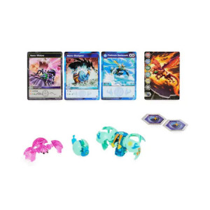 Set 3 Figurine Bakugan Evolutions Platinum Powerup Sectanoid, Widow si Sludgem - Img 4