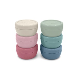 SET 6 BUC CUTII PENTRU CONDIMENTE, MELII, IVORY, SAGE, SLATE, BERRY, BLUSH, CACTUS FERN