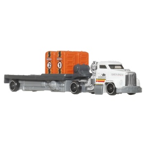 SET CAMION SI MASINA HOT WHEELS SUPER RIGS HEAVY DOODY DUMPER - Img 3