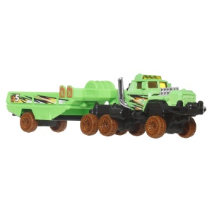 SET CAMION SI MASINA SPORT HOT WHEELS HAULIN HORSEPOWER - Img 3