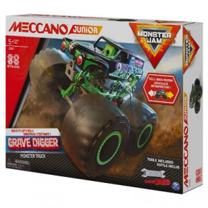 Set constructie metalic Meccano, Junior Monster Jam Truck Grave Digger - Img 3