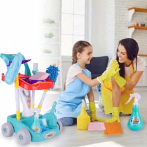 Set curatenie carucior cu 22 accesorii, MalPlay - Img 2
