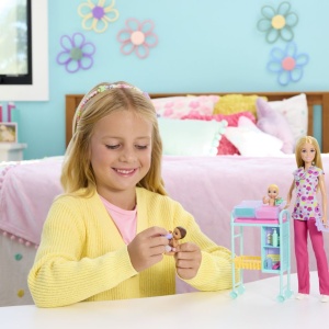 Set de joaca Barbie You can be - Doctor Pediatru, blonda  - Img 4
