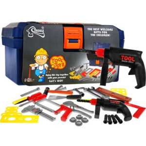 Set de joaca pentru copii Valiza cu unelte, Malplay, 32 de instrumente - Img 1