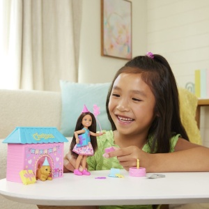 Set de Papusi Barbie Family and Friends, Chelsea, multicolor, 24x30.5x6.5cm - Img 4