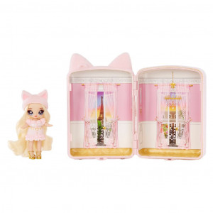 Set papusa Na! Na! Na! Surprise, Mini Backpack Parisian Kitty - Img 6