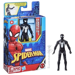 SPIDERMAN EPIC HERO FIGURINA COSTUM SYMBIOTE SPIDER MAN 10CM - Img 5