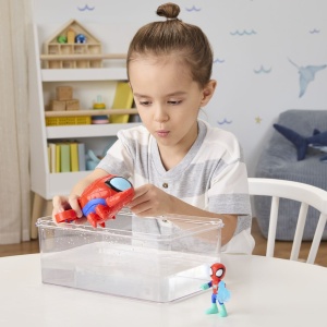 SPIDEY SI PRIETENII LUI UIMITORI MARVEL SET FIGURINA 7.6CM SI SUBMARINUL CRAB PAIANJEN - Img 4