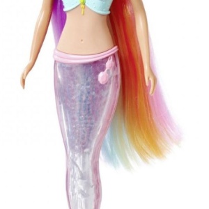 STEFFI LOVE PAPUSA STEFFI SIRENA MAGICA CURCUBEU CU COADA LUMINOASA 39CM - Img 2
