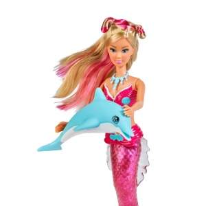 STEFFI LOVE SIRENA CU COADA FLEXIBILA SI DELFIN 29CM - Img 3