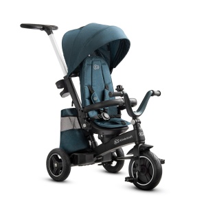 TRICICLETA KINDERKRAFT EASYTWIST, MIDNIGHT GREEN - Img 9