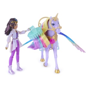 UNICORN ACADEMY SET MAGIA ARIPILOR CU PAPUSA SOPHIA SI UNICORNUL WILDSTAR CU ACCESORII - Img 8