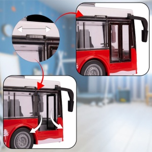 Autobuz Scolar cu Lumini si Sunete MalPlay, 1:16 - Img 4