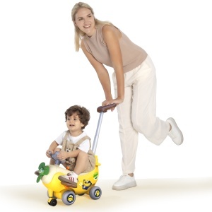 AVION INTERACTIV 4 IN 1 RIDE ON SI MANER DE IMPINGERE BANANA - Img 3