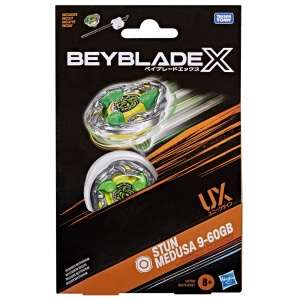 BEYBLADE X LET IT RIP SET LANSATOR SI ROATA STUN MEDUSA 9-60GB