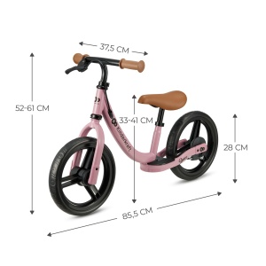 BICICLETA FARA PEDALE KINDERKRAFT SPACE DARK PINK - Img 8