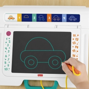 Birou de Invatare interactiv, Fisher Price, multicolor, 30.5x31.5x8cm - Img 4