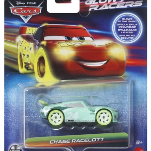 CARS GLOW RACERS MASINUTA METALICA CHASE RACELOTT 1:55