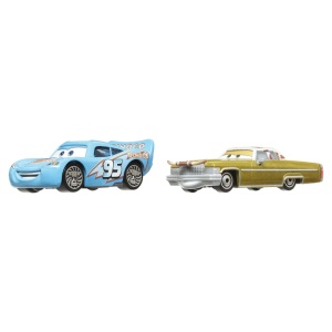 CARS3 SET 2 MASINUTE METALICE FULGER MCQUEEN BLING BLING SI TEX DINOCO - Img 6