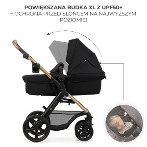 CARUCIOR 3 IN 1 KINDERKRAFT MOOV 2, NEGRU PUR - Img 3