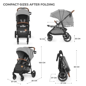 CARUCIOR SPORT KINDERKRAFT GRANDE PLUS, GREY - Img 7